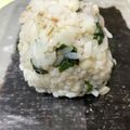 冷蔵庫レスキュー隊's cooksnap of when they made 大人の梅わさび青紫蘇おむすび　.