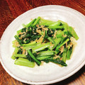 ちゃちゃまる26's cooksnap of when they made 簡単あと一品♪青菜炒め〜桜海老風味〜.