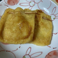 momonaomam's cooksnap of when they made あぶらあげのチーズとハムの挟み焼き.