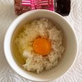 スーパーリンクス's cooksnap of when they made 簡単♡岩塩卵かけご飯(黒塩)GETKG♡.