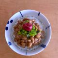 hiroerico's cooksnap of when they made 甘酸っぱい☆梅ハニーの納豆ご飯.