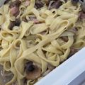 だいこん's cooksnap of when they made きのこクリームパスタ ポルチーニ風味.
