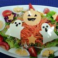 しもきゅう's cooksnap of when they made 簡単！ハロウィン♡おばけサラダ.