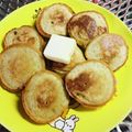 優木星's cooksnap of when they made オートミールと米粉のミニパンケーキ.