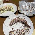 3児の母☆☆☆'s cooksnap of when they made ハロウィンおやつ★ミイラチョコバナナ.