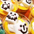 つぃーこ's cooksnap of when they made ハロウィン蜘蛛の巣おばけ✿かぼちゃムース.