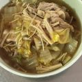 クックZ8J4H4☆'s cooksnap of when they made 白菜、豚肉、えのきのあんかけ丼.