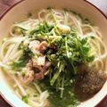たろべちゃん's cooksnap of when they made 彼氏が満足する夜食、白だし鳥もも肉うどん.