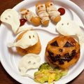 クックU5J58L☆'s cooksnap of when they made 餃子の皮パリパリ☆ハロウィンおばけちゃん.
