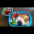 atsu1212's cooksnap of when they made 簡単！キャラ弁アニメこにぎりくんおにぎり.