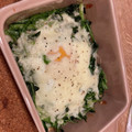 ＊にゃ〜＊'s cooksnap of when they made ほうれん草の巣ごもり玉子.