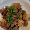 ｋａｍｉｙａｍａ's cooksnap of when they made 大量消費☆牛肉と里芋の味噌バター炒め♡.