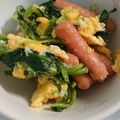 みき☆ハチ's cooksnap of when they made ポークビッツでスクランブルエッグ！.