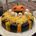 クック5XD89Q☆'s cooksnap of when they made ハロウィン寿司☆ちらし寿司ケーキ.