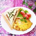 ぱふ's cooksnap of when they made 簡単　納豆としらすのチーズトースト.