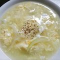 ⭐とっくん⭐'s cooksnap of when they made 玉ねぎと玉子の中華スープウェイパー仕立て.