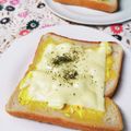 SUNMOONMOM's cooksnap of when they made 大好き☆たまごサラダとろりトースト.