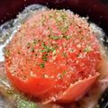 ぷらむ♪'s cooksnap of when they made レンジで簡単丸ごとトマトのコンソメスープ.