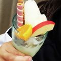 ＭEGUMI❤︎'s cooksnap of when they made かわいい♡フルーツパフェ♡.