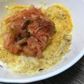 みりん調味料's cooksnap of when they made 腸活♡レンジオートミールキムチチャーハン.