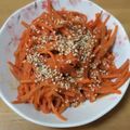 たちんぺ's cooksnap of when they made にんじんの味噌きんぴら.
