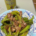 夢福らむ's cooksnap of when they made 簡単ししとうとベーコンのオリーブ醤油炒め.