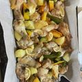 お茶漬け大好きママ's cooksnap of when they made 簡単＊手羽元のレモンぎゅうぎゅう焼き.