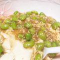 nerukoma's cooksnap of when they made 絶品・海老と枝豆のあんかけ豆腐.