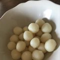 Yokchina's cooksnap of when they made ◎白玉お月見団子◎.