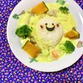 ふたごゆき's cooksnap of when they made ハロウィン☆おばけとドクロおにぎり.