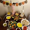 cookleia's cooksnap of when they made サラダに❤ハロウィンオバケ★.