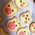 rumimi♪♪'s cooksnap of when they made 可愛い♡子ブタクッキー.