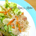 YUH♡ママ's cooksnap of when they made いんげんとしらたきのベーコン炒め.