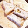 かなで's cooksnap of when they made さつま芋と黒胡麻の食パン～HBで簡単に～.