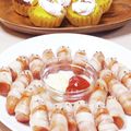 ゆいころままこ's cooksnap of when they made 工作好きの 餃子の皮deミイラウィンナー.