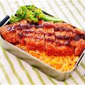 Miella's cooksnap of when they made DK（男子高生）のガッツリ即席三色弁当.