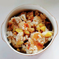 かまどの煙's cooksnap of when they made 鶏と さつまいも の炊き込みご飯.