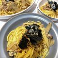 ズッキーーニ's cooksnap of when they made 豚肉とごぼうのパスタ.