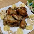 ポメちょん's cooksnap of when they made 漬けて焼くだけ！ 手羽元のオーブン焼き.