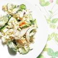 ともこキッチン's cooksnap of when they made マヨタマ✿ササミとキュウリのサラダ.