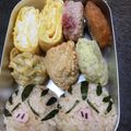 発芽まいまい's cooksnap of when they made キャラ弁☆ウリムーおにぎり（ポケモン）♪.