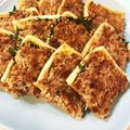みなとのまんま's cooksnap of when they made ひき肉をのせた☆油揚げのパリパリ焼き.