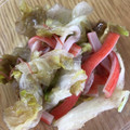 mantacarp's cooksnap of when they made レタスとカニカマの中華風炒め.