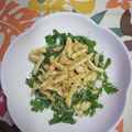 くネコまろす's cooksnap of when they made 春菊と油揚げのサラダ.