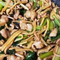 かれこちゃん's cooksnap of when they made 小松菜とタケノコと豚バラ炒め.