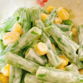 りーとぽん's cooksnap of when they made いんげん豆とコーンのマヨネーズ和え♪.