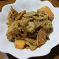ramieru's cooksnap of when they made かぼちゃと蓮根としめじのきんぴら.