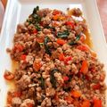 ＊たぬみん＊'s cooksnap of when they made 本格ガパオ　豚挽き肉のバジル炒め.
