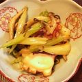 ナルド☆'s cooksnap of when they made 短時間調理！タコとセロリのガーリック炒め.