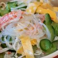 yumelon88's cooksnap of when they made 彩り◎♪きゅうり・カニかま・卵の酢の物♪.